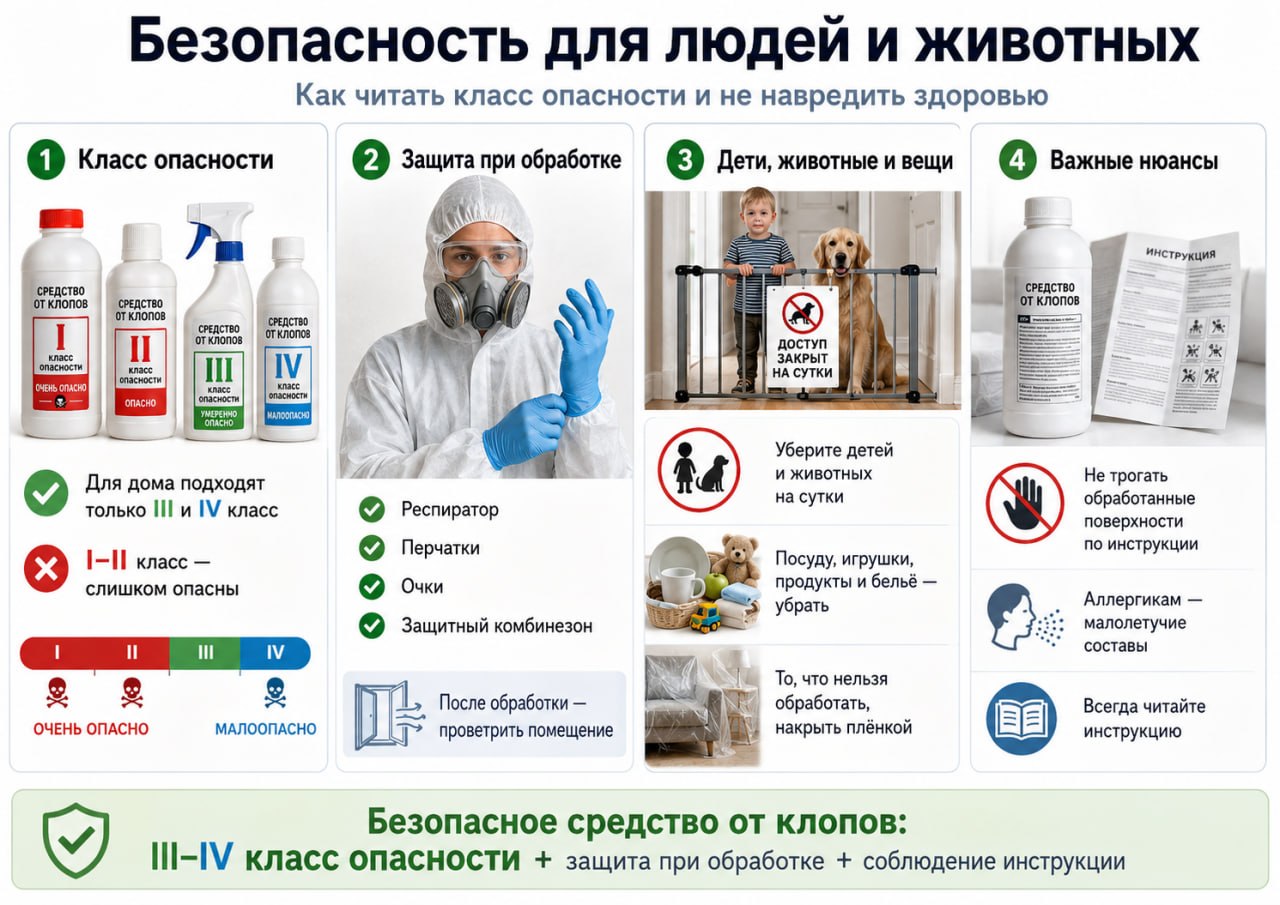 Безопасность для людей и животных: как читать класс опасности и не навредить здоровью